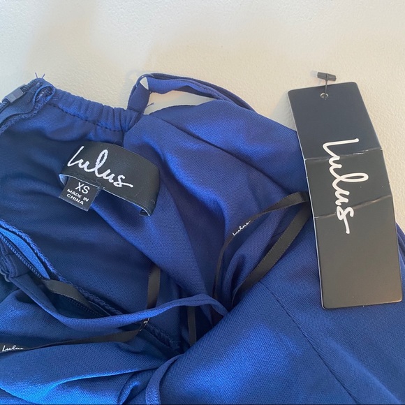 Lulu’s Blue Mythical Kind of Love Maxi Dress Size XS NWT - Picture 10 of 10